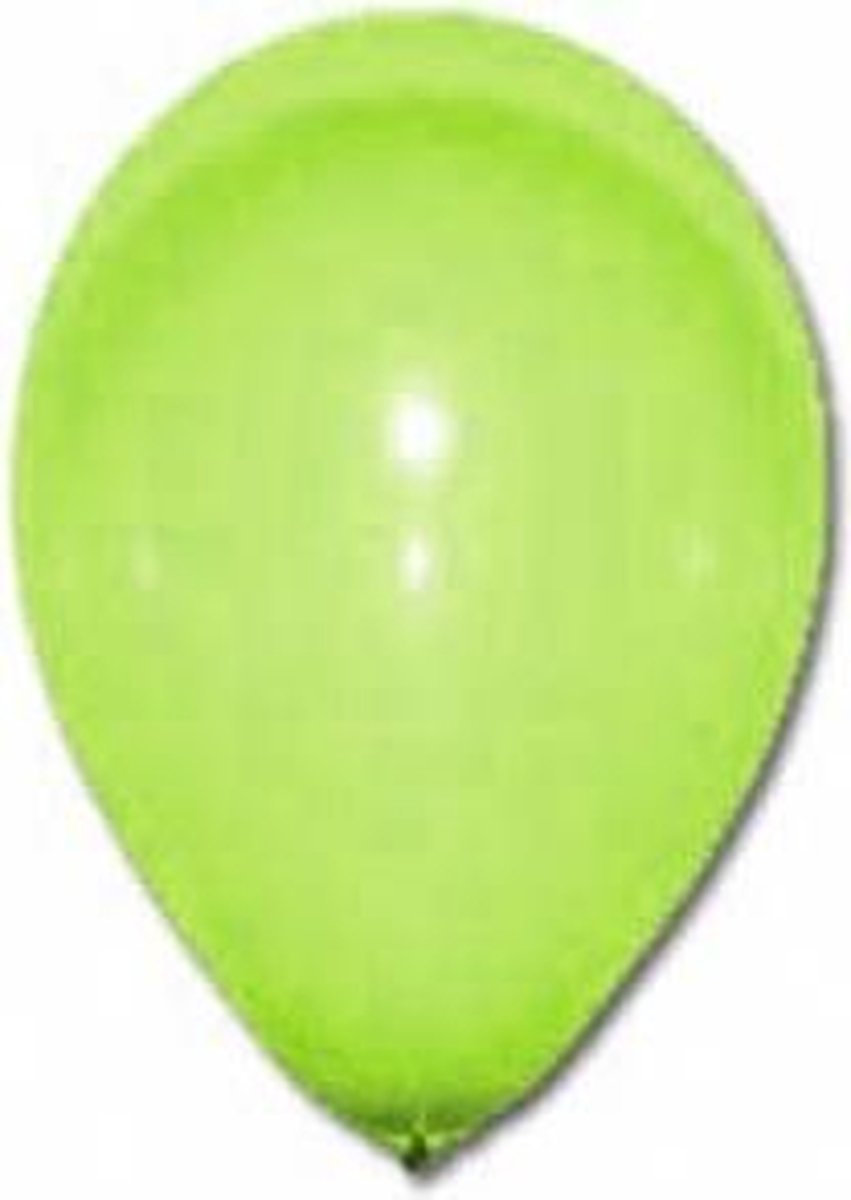 GLOBOLANDIA - 12 lichtgroene ballonnen van 28 cm. - Decoratie > Ballonnen